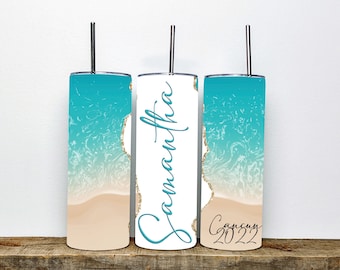 Personalized Beach Vacation Tumbler, Family Vacation Cups, Beach Vacation Tumbler, Family Trip Gift, Bachelorette Trip, Girls Trip Tumbler