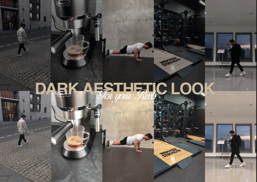 DARK AESTHETIC Premiere Pro Lut Color Grading Video Preset Etsy