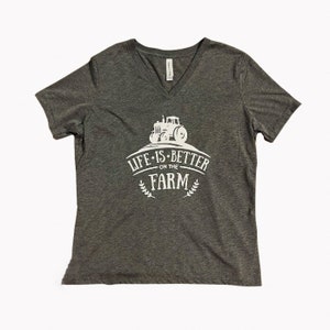 Bella + Canvas Life is Better on the Farm Tee