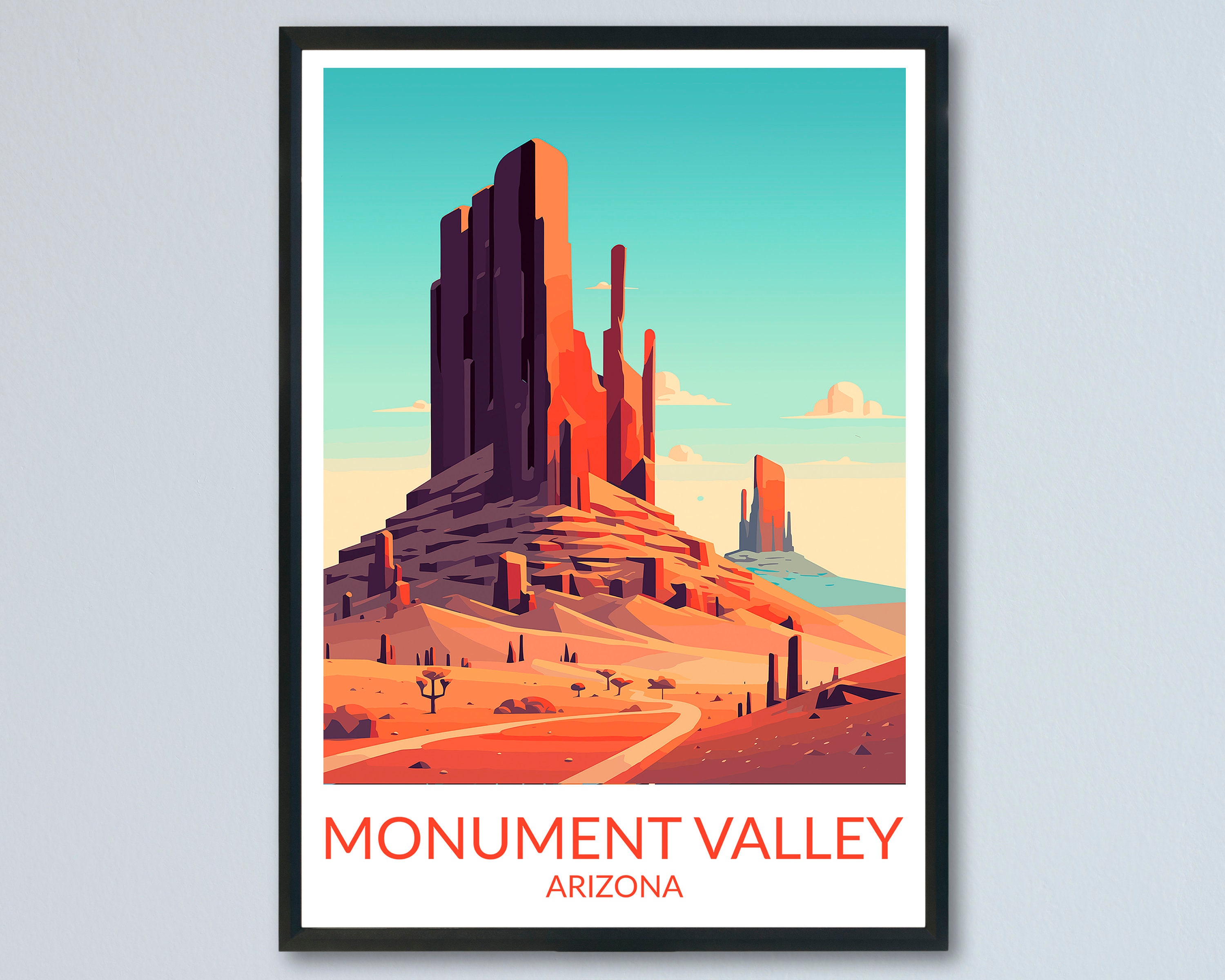 Monument Valley Poster - Etsy