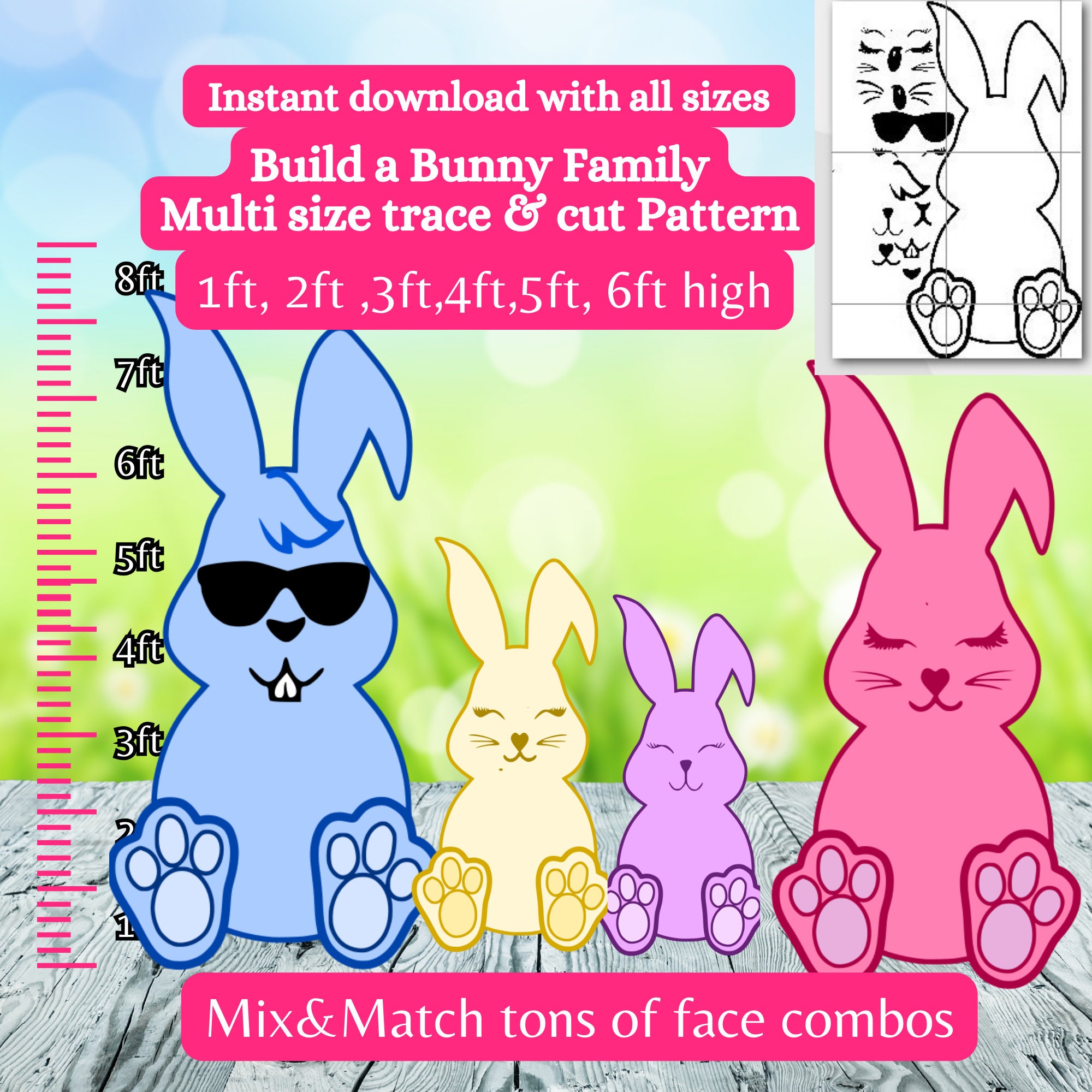 diy-easter-bunny-template-pdf-pattern-easter-rabbit-digital-stencil-printable-trace-and-cut-outdoor-yard-art-wood-cutout-woodworking-etsy