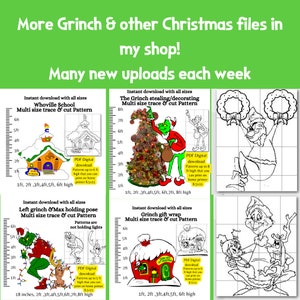 Elf Elves Christmas Door Hanger Pattern, Printable Pdf Stencil Template ...