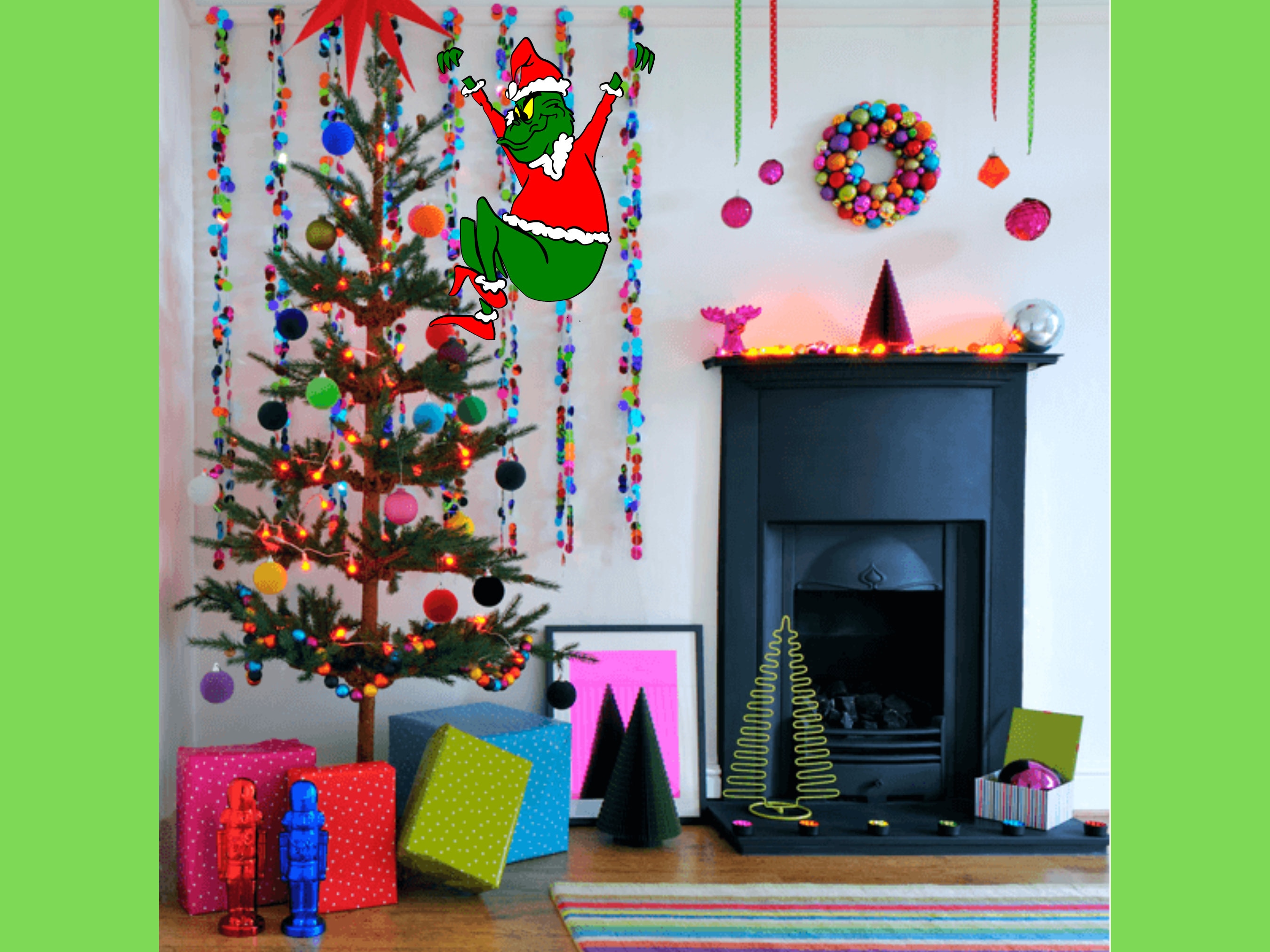 Life Size Grinch Pattern PDF Template printable Trace and Etsy UK