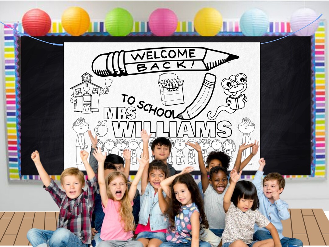Custom Life Size Coloring Poster Printable PDF Any Size 1ft - Etsy