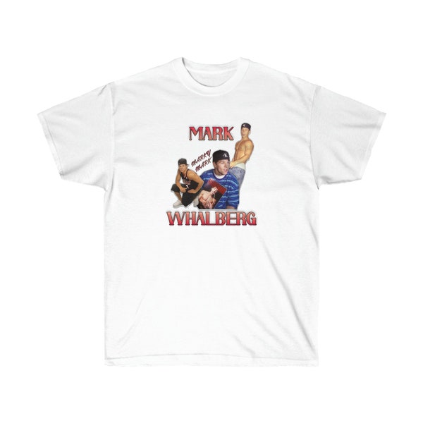 Mark Wahlberg Vintage Unisex Shirt, Vintage Mark Wahlberg 90s Graphic Tee Gift For Him and Her, Young Mark Wahlberg picture tee