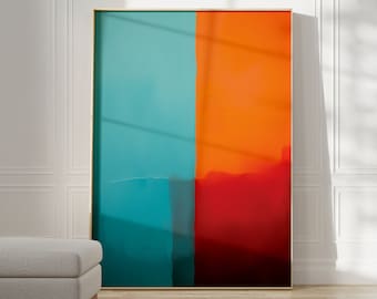 Mark Rothko Poster - A Exhibition Print as Housewarming Gift or Livingroom Decor, Mark Rothko Print, Birthday Gift Idea, Museum Poster