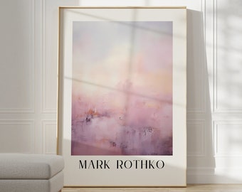 Mark Rothko Poster – Ein Ausstellungsdruck als Einweihungsgeschenk oder Wohnzimmerdekoration, Mark Rothko Druck, Museumsposter, Rothko Print