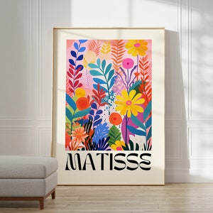 Poster Henri Matisse - Stampa d'arte moderna, Arredamento estetico della camera, Stampa Matisse per la mostra d'arte della Galleria moderna, Stampa Matisse