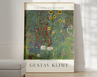 Gustav Klimt Poster - Exhibition Modern Home Decor Poster | Gustav Klimt Print | Klimt Museum Painting | Klimt Living Room Decor | Klimt Art