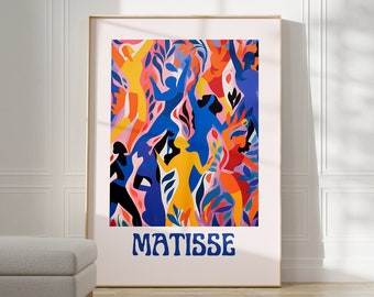 Henri Matisse Print - Aesthetic Matisse Poster for Modern Gallery Exhibition Art, Minimalist Neutral Wall Art, Matisse Cut outs Gift Idea