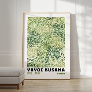 Yayoi Kusama Poster - Abstract Yayoi Kusama Print as Japanese Wall Art - Yayoi Kusama Inspired Japanese Gallery Wall Art - Home Wall Decor