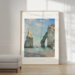 Affiche Claude Monet – Affiche des musées Monet comme art mural pour la décoration esthétique de la pièce | Impression de Claude Monet comme cadeau pour les amis