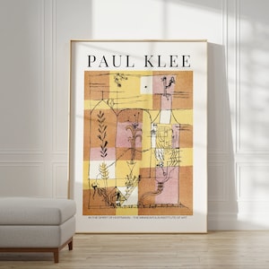 Paul Klee Poster - Art Museum Exhibition Print | Paul Klee Gallery Wall Art | Paul Klee Print | Abstract Art Exhibition Poster | Art Prints