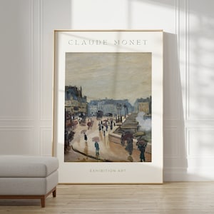 Affiche Claude Monet – Affiche des musées Monet comme art mural pour la décoration esthétique de la pièce | Impression de Claude Monet comme cadeau pour les amis