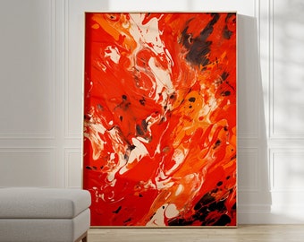 Poster di Jackson Pollock - Decorazione da parete moderna e colorata | Arte da parete alla moda | Arredamento massimalista di Jackson Pollock | Decorazione da parete extra large | Arte astratta
