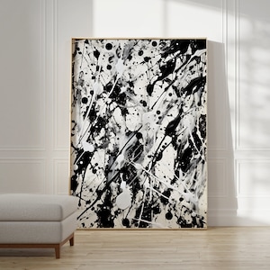 Jackson Pollock Poster - Maximalist Wall Decor | Abstract Art Poster |  | Trendy Modern Painting | Cool Home Art | Jackson Pollock Print