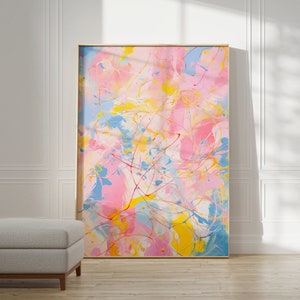 Jackson Pollock Poster - Maximalist Wall Decor | Abstract Art Poster |  | Trendy Modern Painting | Cool Home Art | Jackson Pollock Print