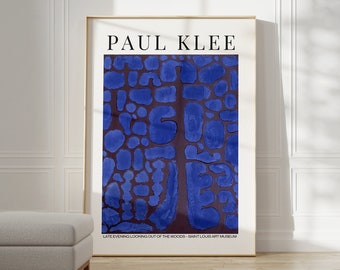 Paul Klee Poster - Art Museum Exhibition Print | Paul Klee Gallery Wall Art | Paul Klee Print | Abstract Art Exhibition Poster | Art Prints
