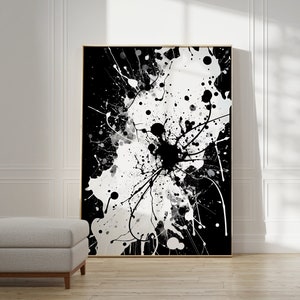 Poster di Jackson Pollock - Decorazione murale massimalista | Manifesto di arte astratta |  | Dipinti moderni alla moda | Arte fantastica per la casa | Stampa di Jackson Pollock
