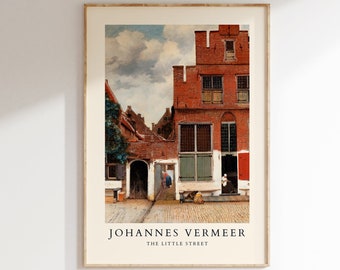 Johannes Vermeer Poster, Vintage Gallery Art Print, Vermeer Print, Famous Art, Vintage Museum Print, Vermeer Vintage Wall Art, Ideal Gift