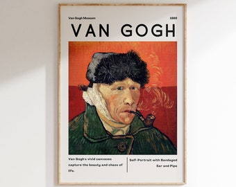 Vincent Van Gogh Poster - Moderne tentoonstellingsmuurkunst, Van Gogh Print als klassiek kunstschilderij, impressionistisch huisdecor