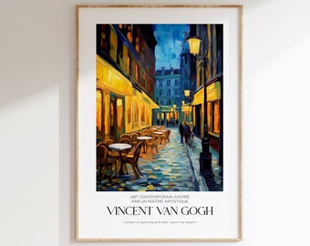 Vincent Van Gogh Poster - Modern Exhibition Wall Art, Van Gogh Print as Classic Art Painting, Impressionist Print as Trendy Home Decor