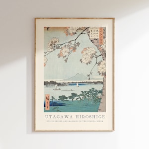 Utagawa Hiroshige Poster - Japanese Wall Art, Exhibition Gallery Wall, Hiroshige Print as Japanese Poster, Japandi Poster, Popular Art