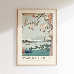 Utagawa Hiroshige Poster - Japanese Wall Art, Exhibition Gallery Wall, Hiroshige Print as Japanese Poster, Japandi Poster, Popular Art