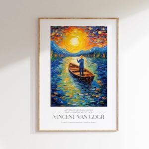 Poster di Vincent Van Gogh - Arte moderna da parete per esposizione, stampa di Van Gogh come pittura d'arte classica, decorazione per la casa impressionista