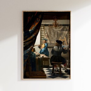 Johannes Vermeer Poster, Vintage Gallery Art Print, Vermeer Print, Famous Art, Vintage Museum Print, Vermeer Vintage Wall Art, Ideal Gift
