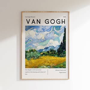 Vincent Van Gogh Poster - Modern Exhibition Wall Art, Van Gogh Print as Classic Art Painting, Impressionist Print as Trendy Home Decor