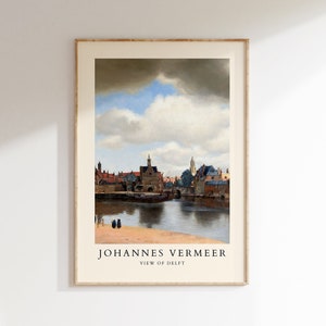 Johannes Vermeer Poster, Vintage Gallery Art Print, Vermeer Print, Famous Art, Vintage Museum Print, Vermeer Vintage Wall Art, Ideal Gift