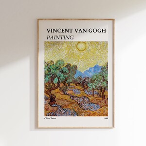 Affiche Vincent Van Gogh - Art mural d'exposition moderne, impression Van Gogh comme peinture d'art classique, décoration d'intérieur impressionniste
