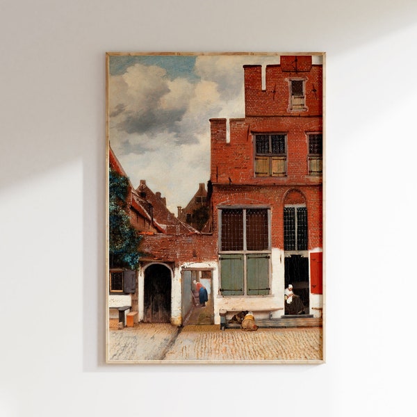 Johannes Vermeer Poster, Vintage Gallery Art Print, Vermeer Print, Famous Art, Vintage Museum Print, Vermeer Vintage Wall Art, Ideal Gift