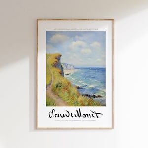 Póster de Claude Monet – Póster de los Museos Monet como arte de pared para decoración estética de habitaciones | Cuadro de Claude Monet como regalo para amigos