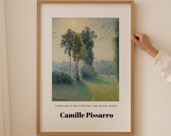 Henri Rousseau Poster - 'Scene in Bagneux on the Outskirts of Paris' | Realism Art, Antique Decor, Home Decoration, Garden poster