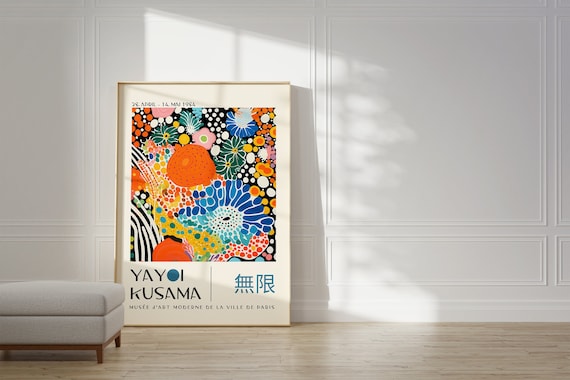 Yayoi Kusama Print - Japanese Wall Art - Home Wall Decor as