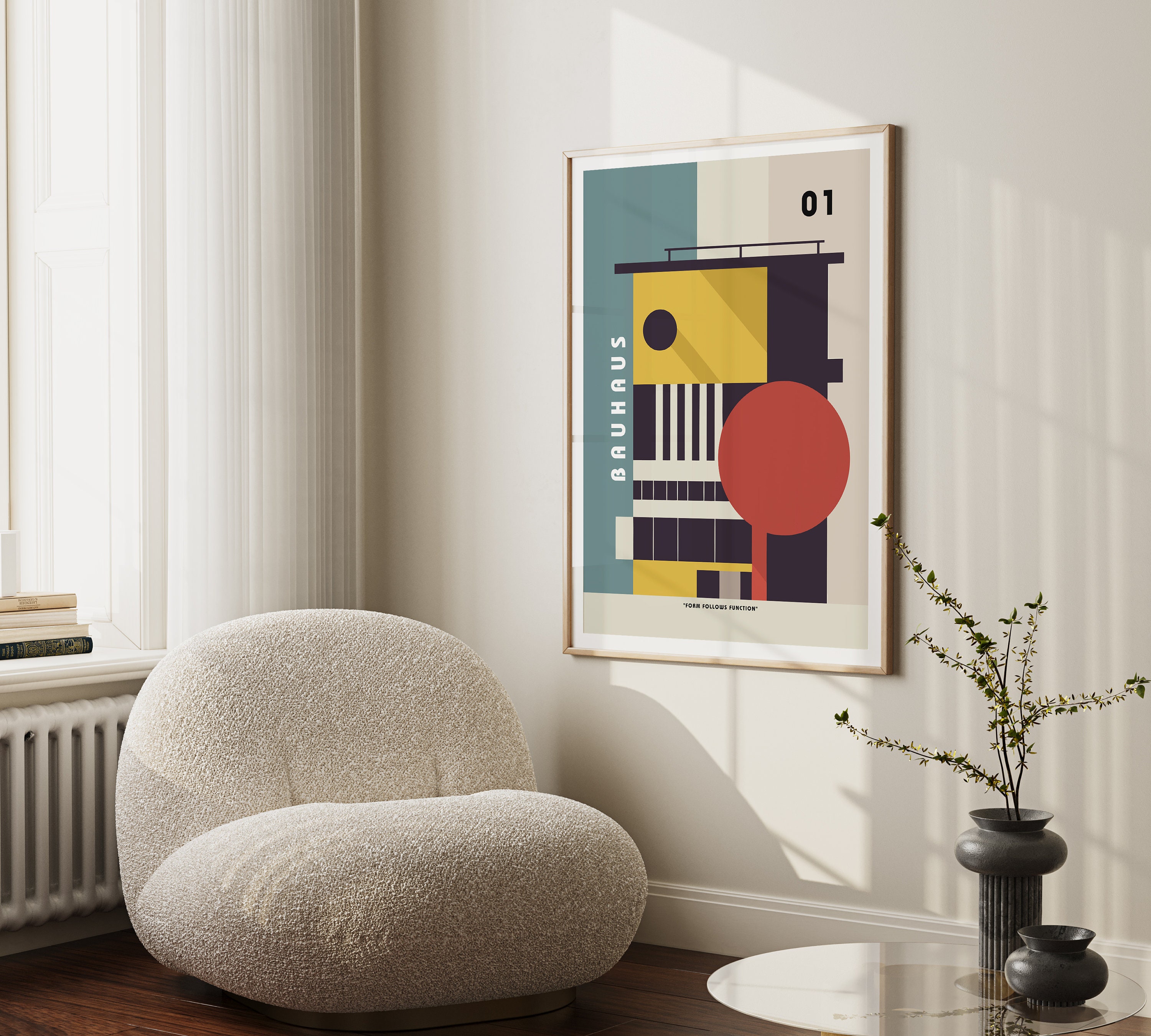 Bauhaus Poster | Abstract Bauhaus Print | Bauhaus Wall Art | Exhibition ...