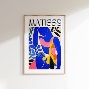 Henri Matisse Poster - Minimalist Wall Art, Matisse Mueseum Print, Aesthetic Matisse Print for Modern Gallery Exhibition Art