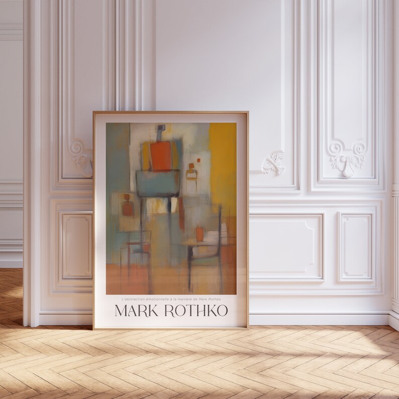 Mark Rothko Poster - A Exhibition Print as Housewarming Gift or ...