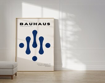 Wallbuddy Abstract Bauhaus Posters 3 Rare German Abstract Prints (60cm