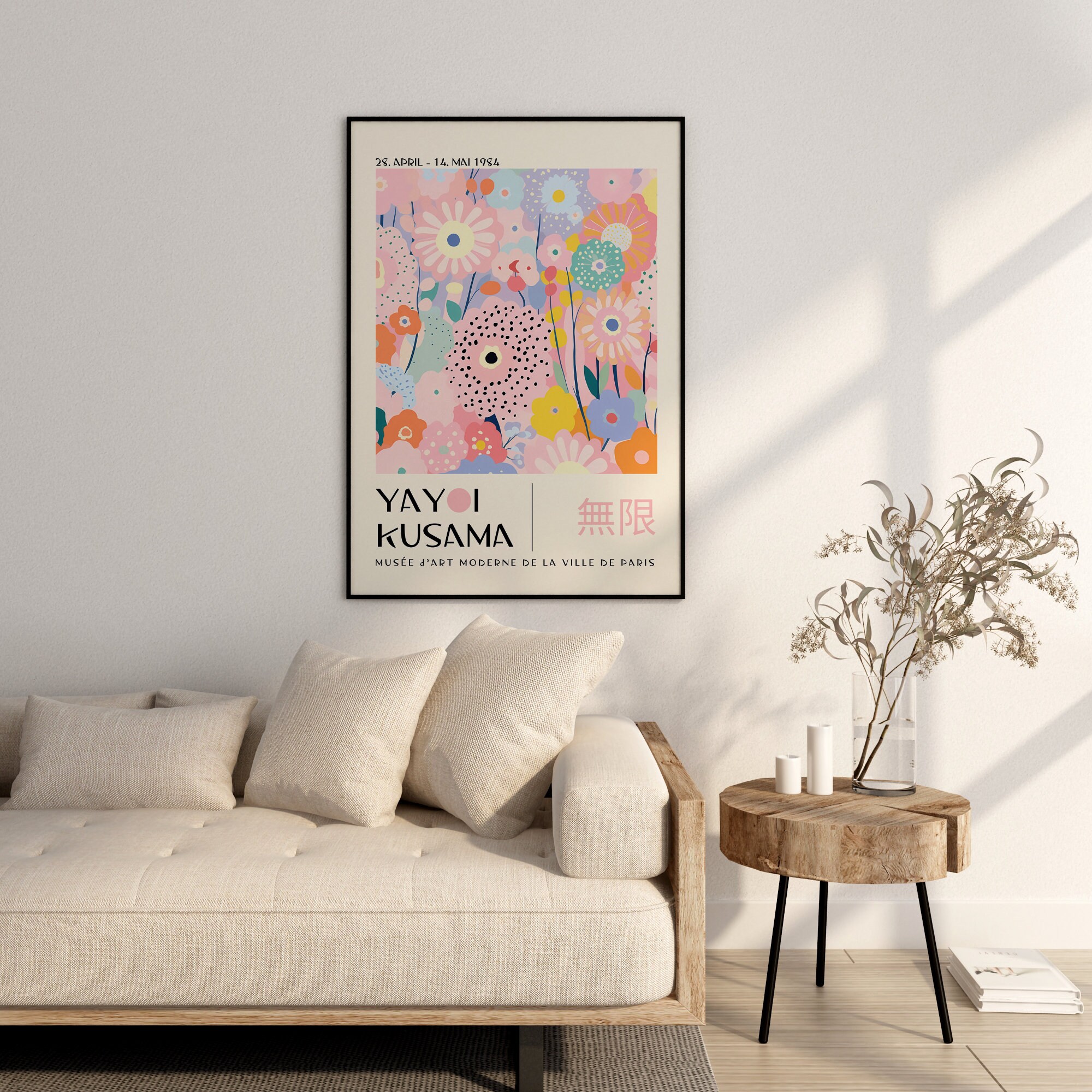 Yayoi Kusama Print - Japanese Wall Art - Home Wall Decor as