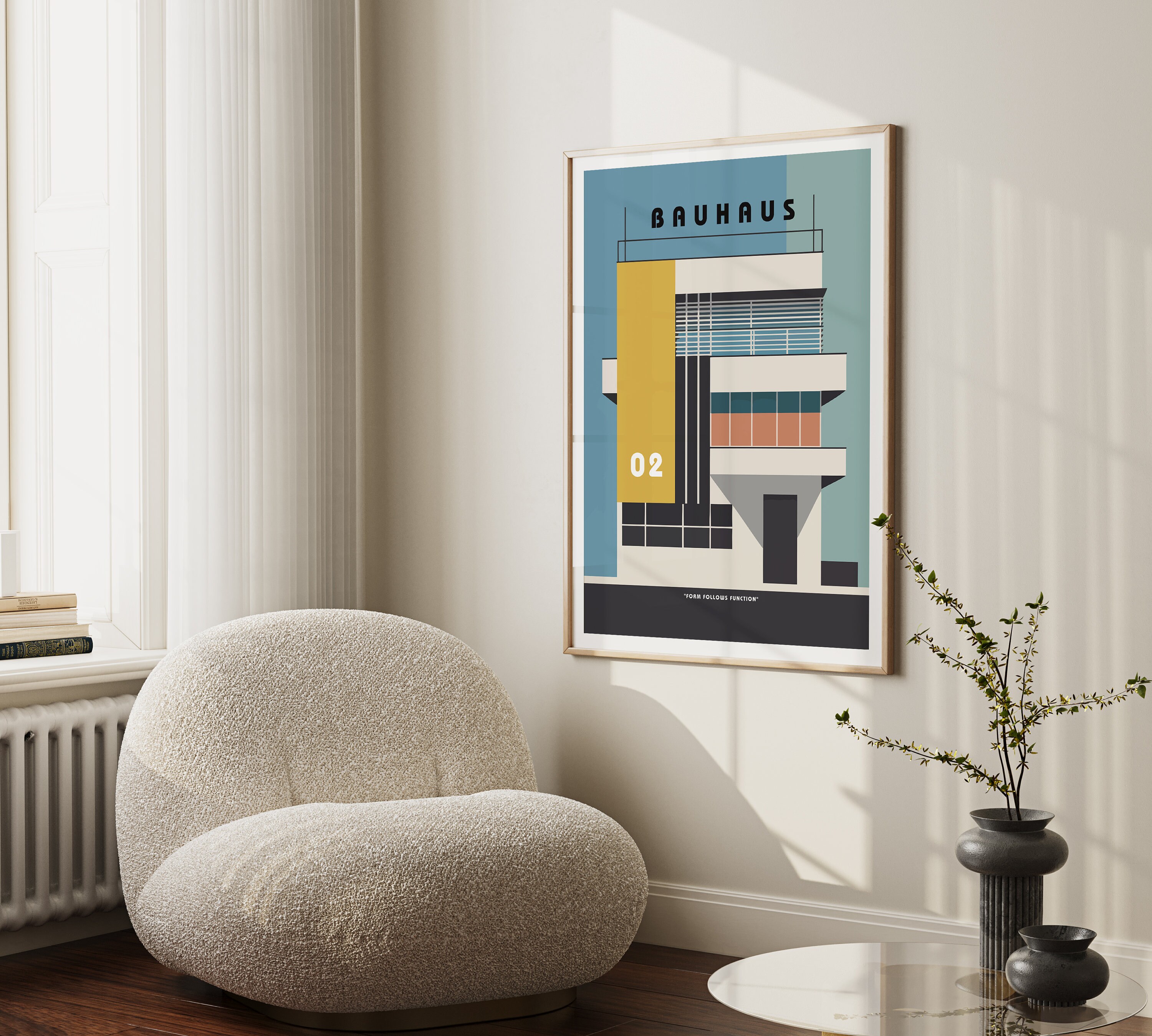 Bauhaus Poster | Abstract Bauhaus Print | Bauhaus Wall Art | Exhibition ...