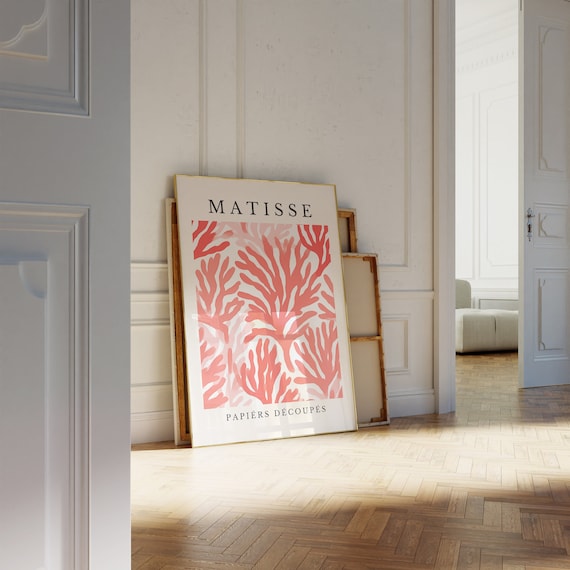 Henri Matisse Druck - Ästhetisches Matisse Poster für Moderne Gallerie Ausstellungskunst, Minimalistische neutrale Wandkunst, Matisse Print