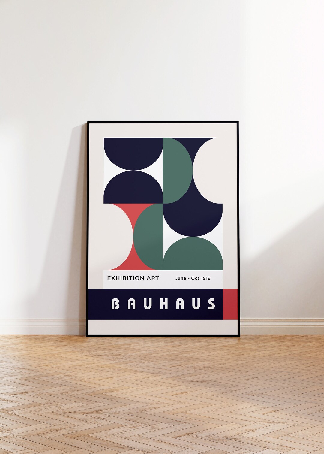 Mid Century Modern Bauhaus Poster | Museum Exhibition Print | Gallery ...
