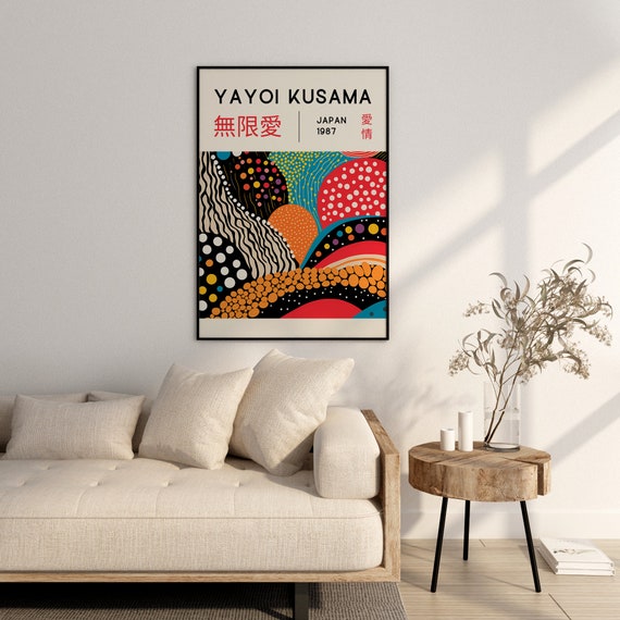 Yayoi Kusama Print - Japanese Wall Art - Home Wall Decor as