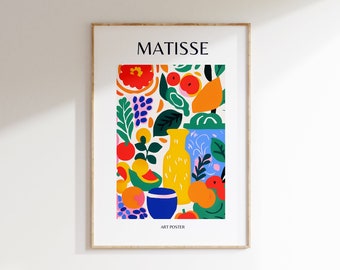 Henri Matisse Poster - Minimalist Wall Art, Matisse Mueseum Print, Aesthetic Matisse Print for Modern Gallery Exhibition Art