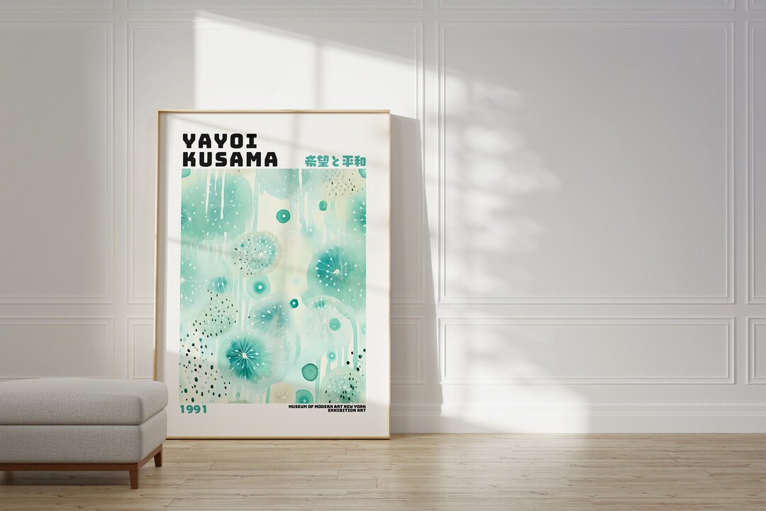ARTINSPIRIO Yayoi Kusama Plakat (Only Poster, 60x80 Produktbild-Vorschau 10