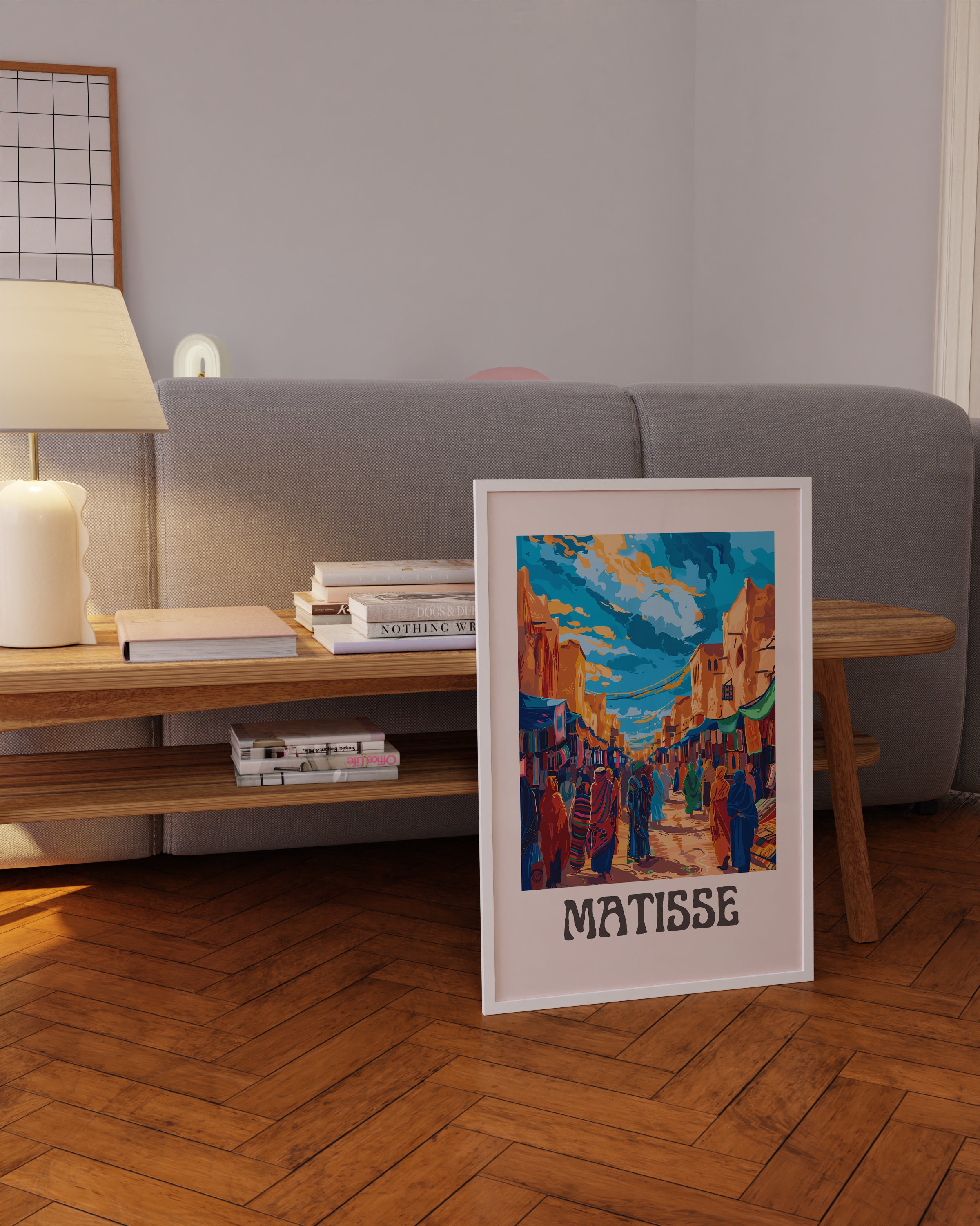 Henri Matisse Inspired Print With Frame, Matisse Art Print Livingroom ...