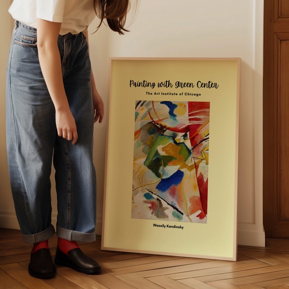 カンディンスキー ポスター - レトロ アート ギャラリー、グリーン